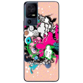 Capa Adesivo Skin104 Verso Para TCL 40 SE 2023 (T610E)