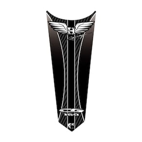 Adesivo Faixa Gravata Tanque Moto Honda Asa Preto Cor Preto