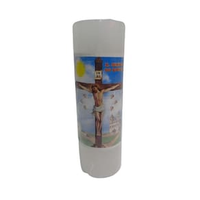 Vela de 7 dias 260g nosso senhor do bonfim kit com 5