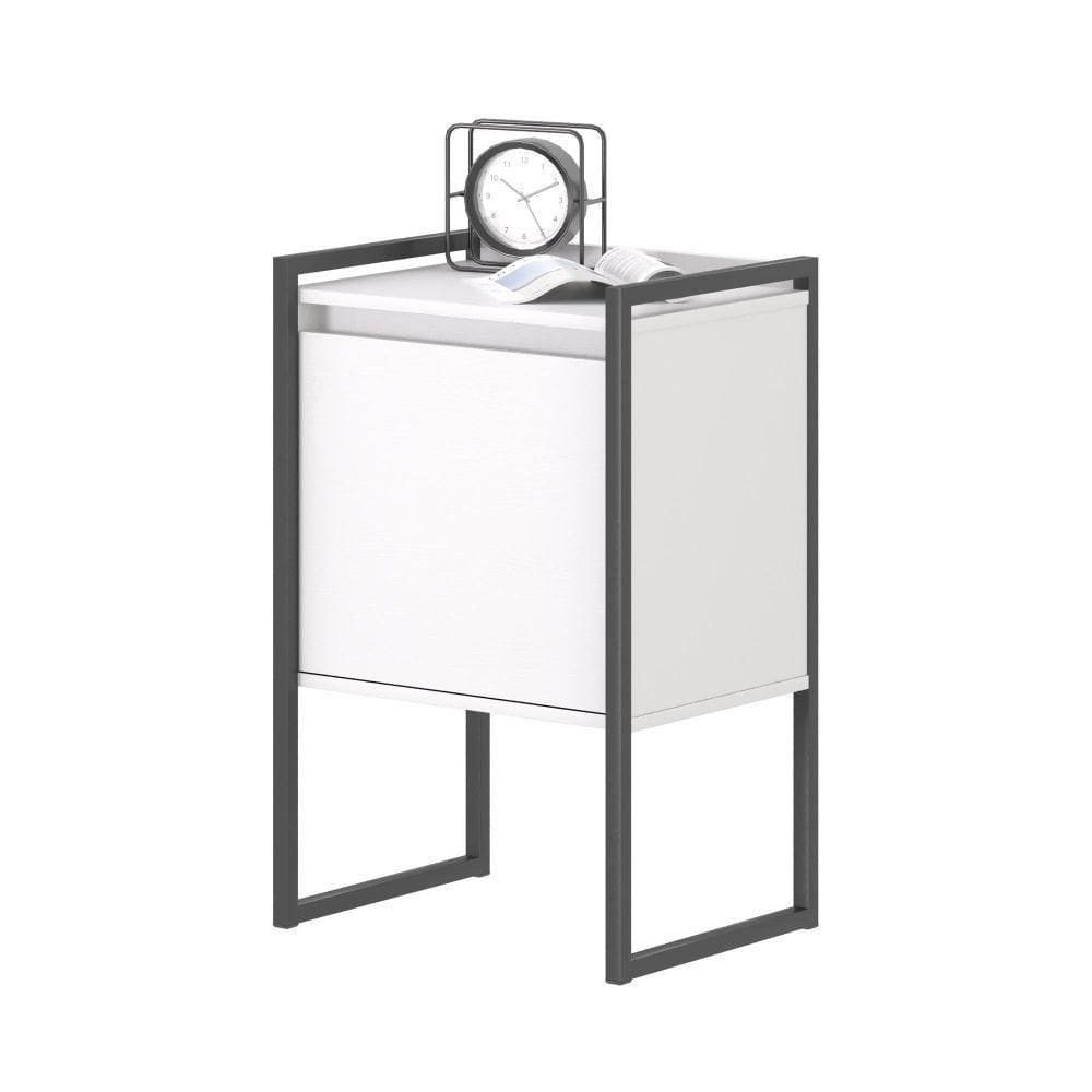 Armario Baixo 1 Prateleira Azias Branco