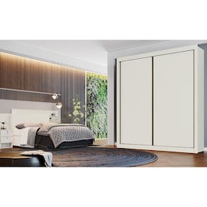 Roupeiro Zurique Sem Espelho 100 Mdf Off White