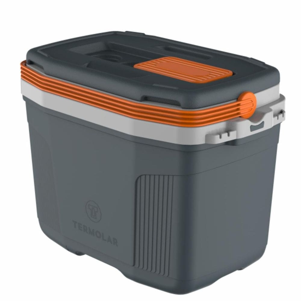 Caixa térmica cooler 32 litros termolar - cinza