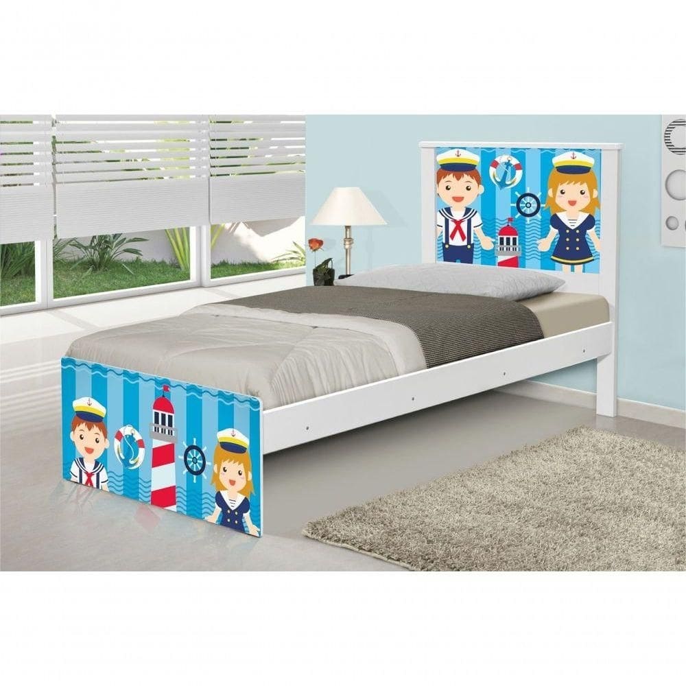 Cama Solteiro Marinheiros Com Colchão