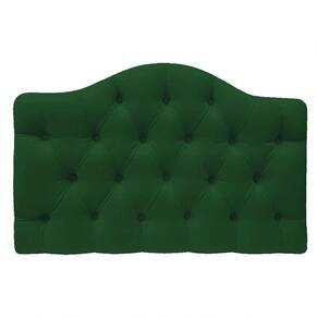 Cabeceira Suspensa Imperatriz 160 Cm Queen Size Suede Verde