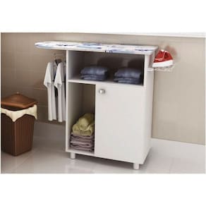 Balcão Com Tábua De Passar 01 Porta Tp3010 Branco