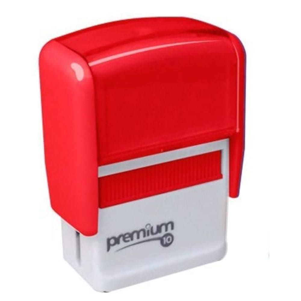 Carimbo pronto com palavra visto vermelho