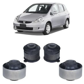 4 borracha pequena grande dianteira honda fit 2003 a 2008