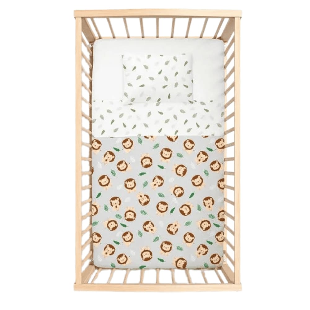 Jogo De Lençol Para Berco Americano Bublim Baby 3 Peças 100% Algodão Estampado