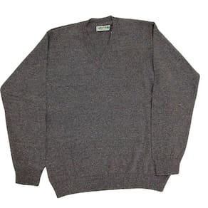 Blusa lã básica infantil ux decote V Vira Mexe