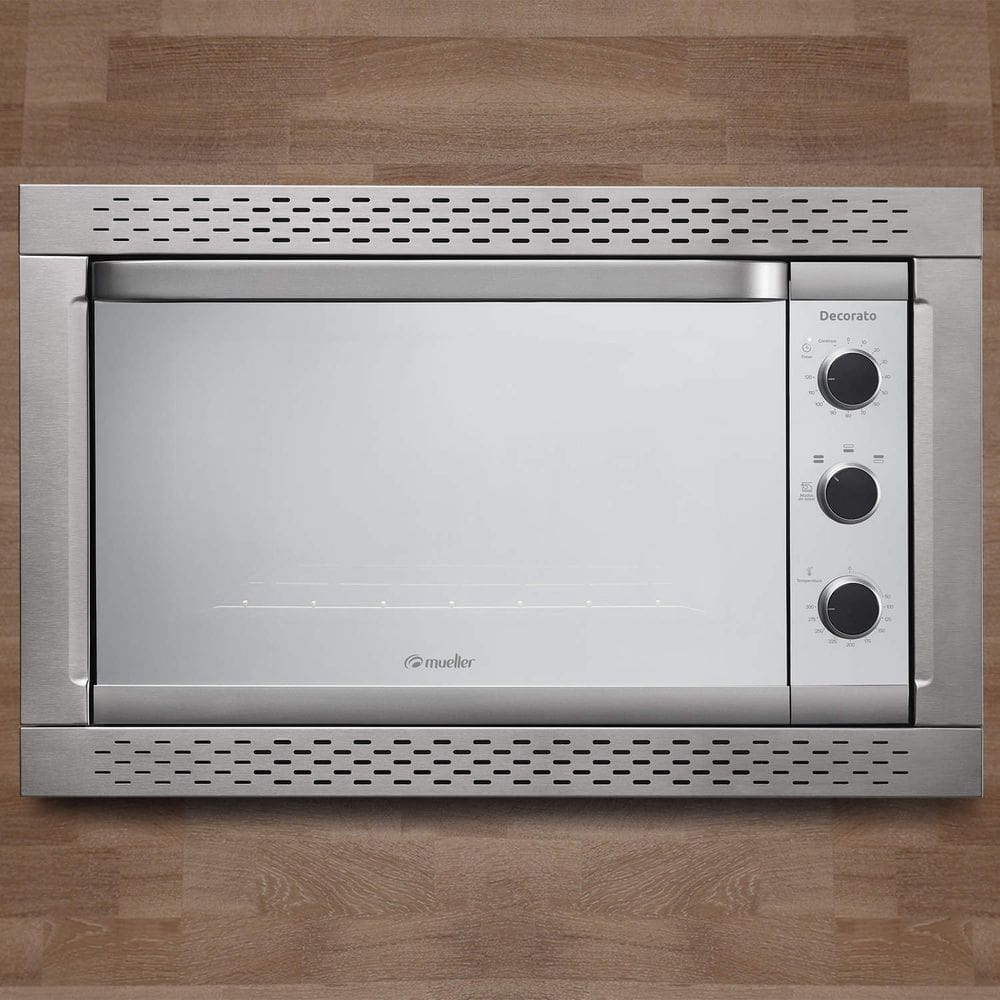 Forno Elétrico de Embutir 44L Decorato Mueller 220V Inox Inox