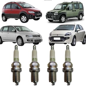 Jogo Vela Ignição 1.8 8v Fiat Palio Doblo Idea Punto Stilo