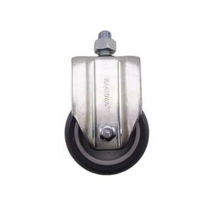 Rodizio fixo para carrinhos roda pvc fle 414 bpn até 100 kgs