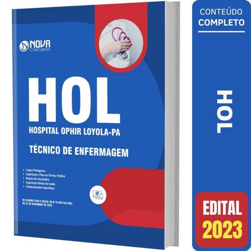 Apostila hospital ophir loyola pa - técnico de enfermagem