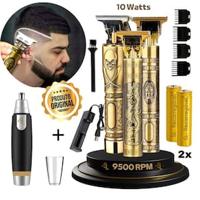 Barbeador turbo ultrabarber maxshaver gold bivolt + nariz