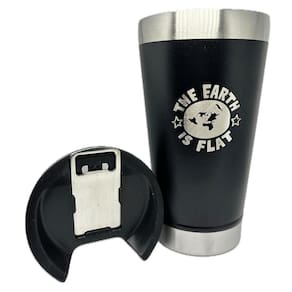 Copo Térmico Terra Plana 500Ml Gelado Quente Tampa + Abridor
