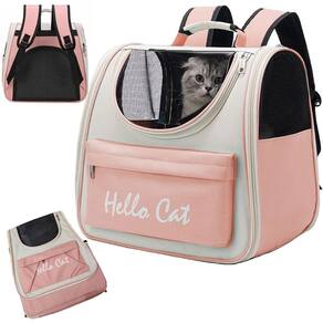 Mochila Transporte Bolsa Carregar Pet Gato Cachorro Bolso Ventilaçao Vista Panoramica Passeio Viagem Role Caminhada