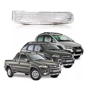 Par lente pisca seta retrovisor fiat strada adventure 2009