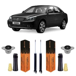 2 amortecedor + kit suspensão traseira magentis 2007 a 2010