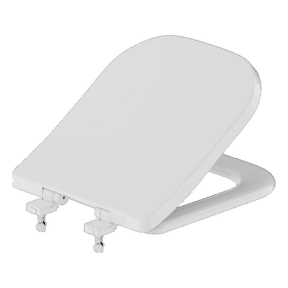 Assento sanitário deca modelo quadra soft close branco censi