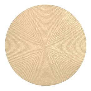 Jogo Americano Redondo 1 Unidade 38Cm Creme