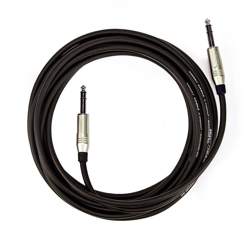 Cabo p10 x p10, estéreo amphenol - 25 mt