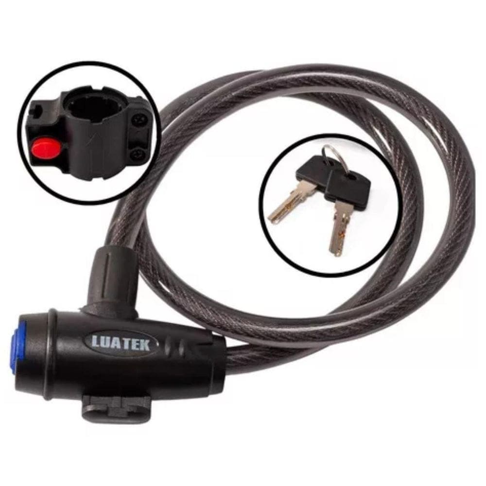 Cadeado De Cabo Antifurto Para Carro/Moto