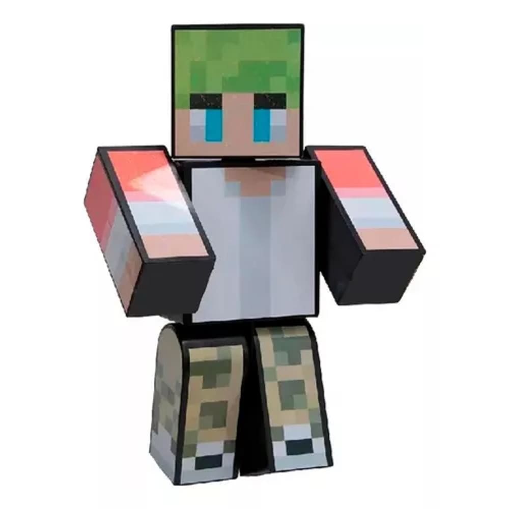 Boneco Minecraft Gamer´s Skin Tommy Streamers | Casas Bahia