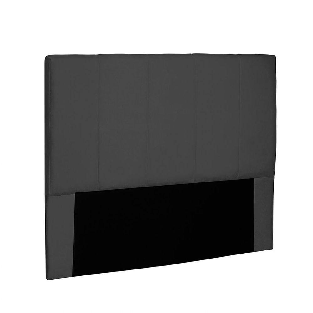 Cabeceira Arizona Cama Box Solteiro 90Cm Preto