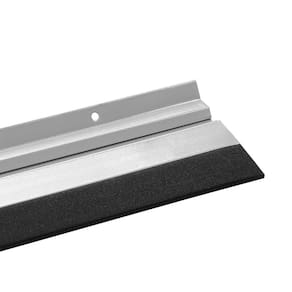 Friso de vedação em alumínio - 090 cm - cinza - kit 2 pçs