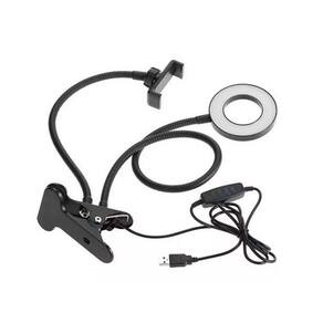 Anel luz iluminador led ring light suporte celular