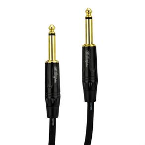 Cabo p10 para p10 mono profissional - preto 40 mt