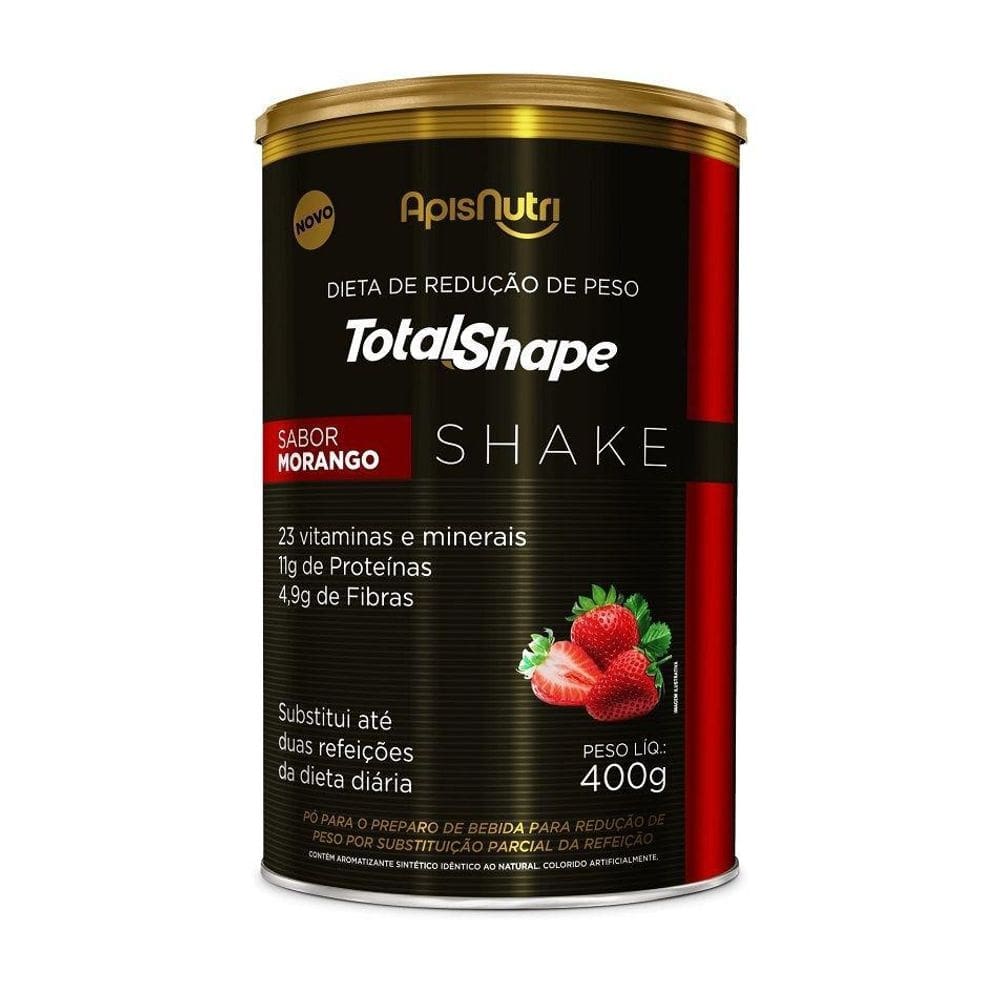 Shake total shape  400g  - sabor: morango