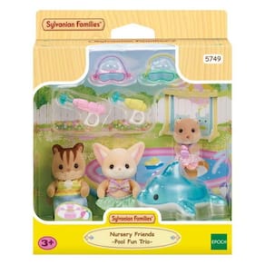 Sylvanian Families Amigos Jardim Infância Diversão Piscina