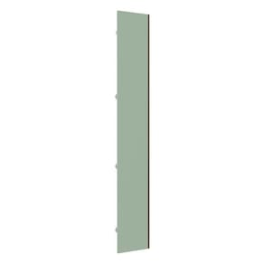 Porta Para Roupeiro Canto Diagonal 40cm Champagne Verde
