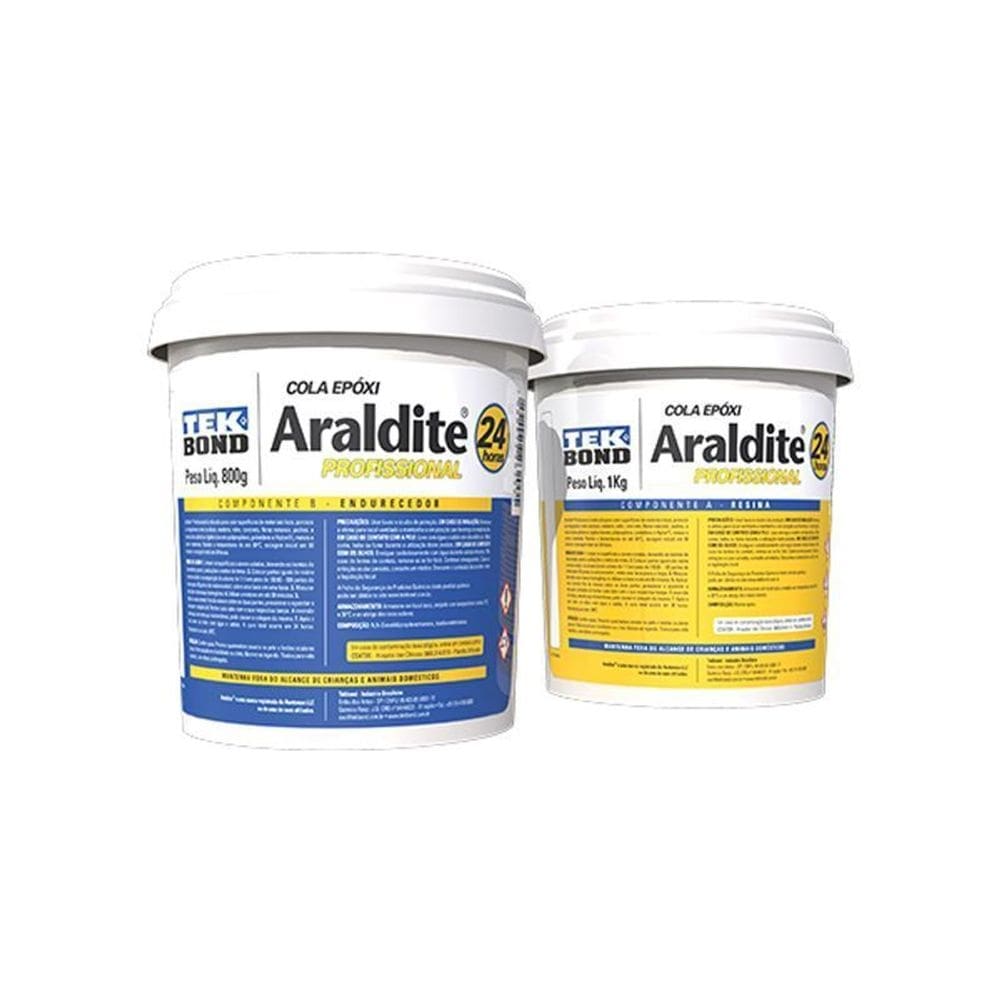 Adesivo epóxi araldite lt1,8k24h tekbond