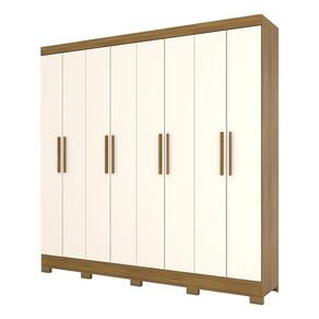 Guarda Roupa Casal Toscano Nature Off White – Briz Móveis