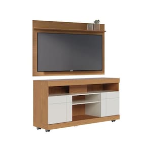 Rack Bancada Yara e Painel para TV Maia Freijó Off White – Colibri