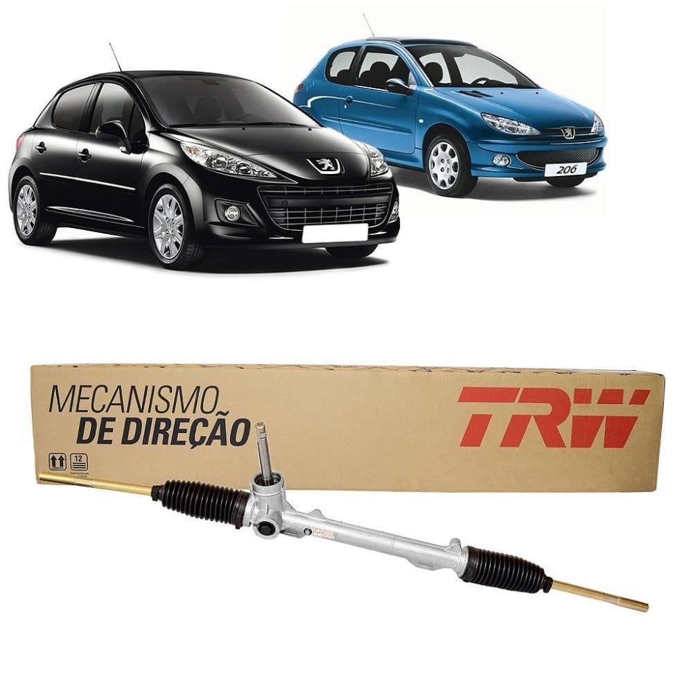 Cx Direcao Mecanica Nova Trw Original Peugeot 206 1.0/1.4/1.6 1998.../Peugeot 207/Peugeot Hoggar 1.4/- Tds