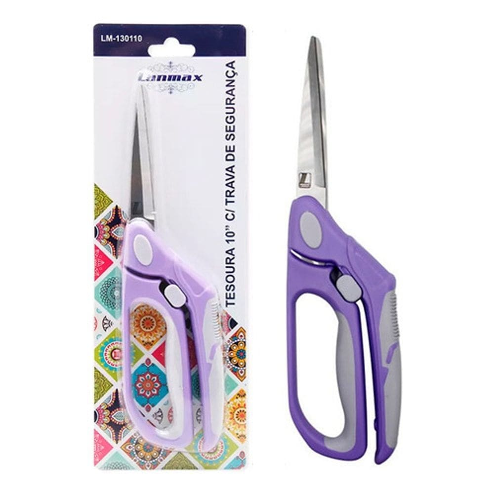 Tesoura 10`` C/ Trava De Segurança