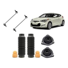 2 kit da suspensão dianteira bieleta veloster 2011 12 13 14