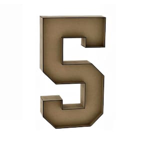 Número 5 letra caixa grande mdf 100cm de altura decoração