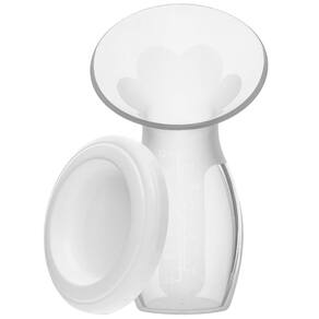 Coletor de Leite Materno Silicone Manual Sucção Confortável e Indolor Buba