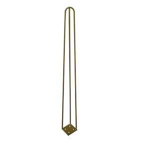 Pé De Metal 60 Cm Mesa De Canto Aparador Dourado