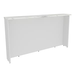 Bancada Ilha Cozinha 120cm Flórida Branco Ártico / Calacatta