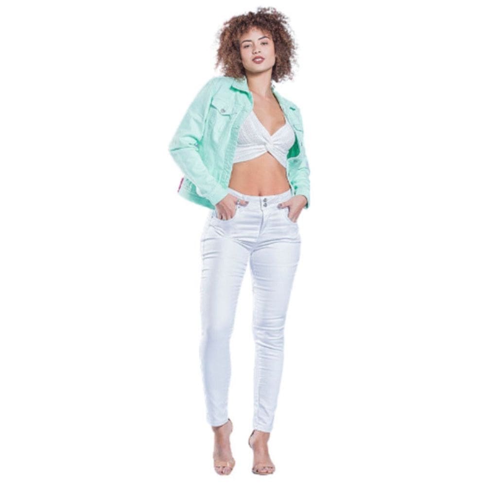 Calça Feminina Cigarrete Sarja