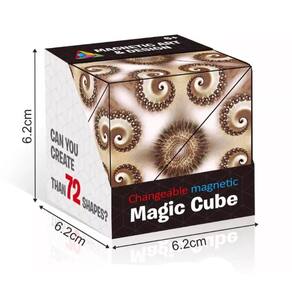 Cubo mágico geométrico 3d mutável antenna octopus