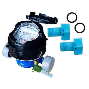 Hidrômetro Unijato 3/4" Qmáx 3m³/h 115mm + Conjunto de Conexão | Renova Medição