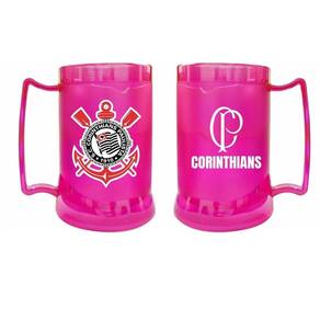 Caneca De Gel Corinthians Rosa Timão