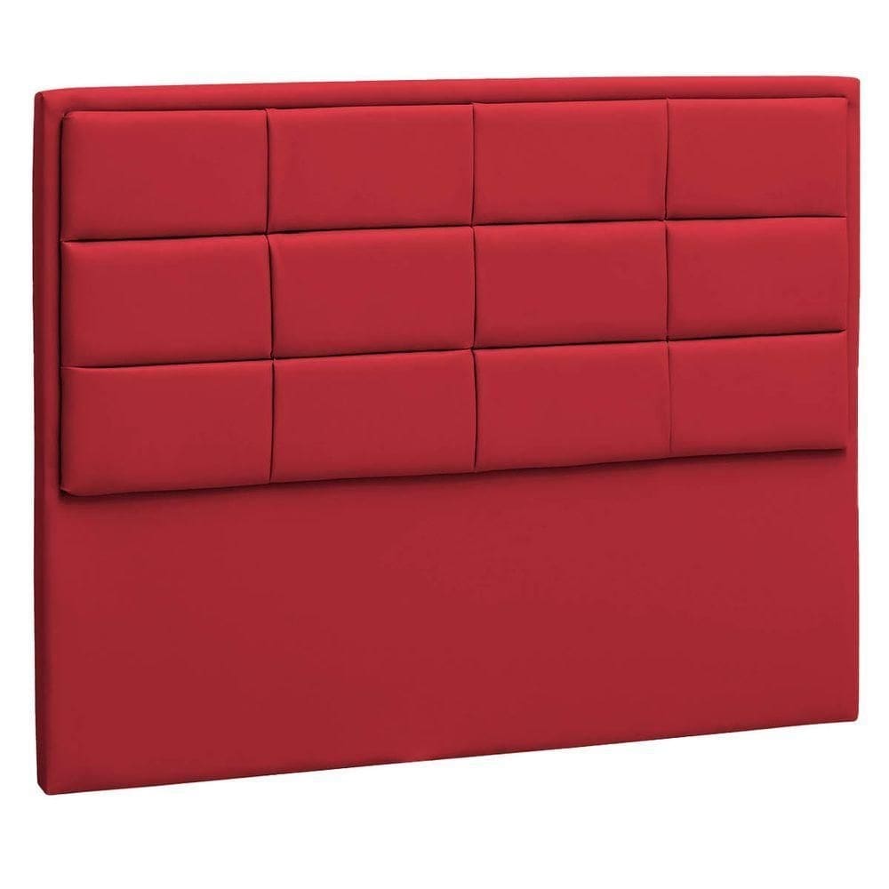 Cabeceira King Tallin P04 195 Cm Suede Vermelho