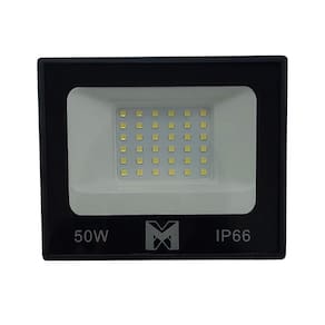Refletor led holofote superled 50w luz branca 6500k mx led